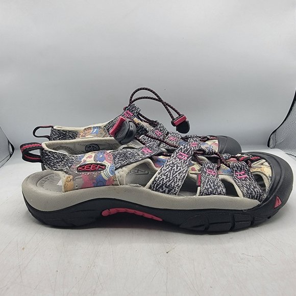 Keen Newport H2 Womens 9 Gray Sandals Waterproof Closed Toe Casual Beach Water - Picture 7 of 12